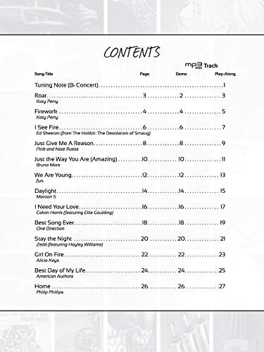 Easy Pop & Rock Hits Instrumental Solos: Trumpet, Book & CD (Easy Instrumental Solos Series) - Image 4