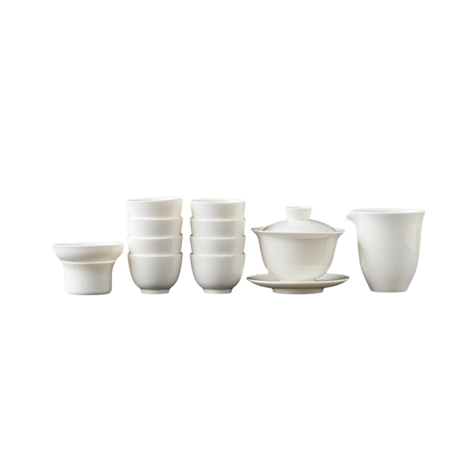 YaBai 12-teiliges Schüssel-Set, Schaffett, Jadeblau, Fadenabdeckung, für Heimbüro, Keramik