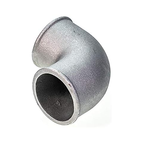 Squirrelly Performance Parts 3 90 Degree Cast Aluminum Elbow Tight Radius Intercooler Turbo Pipe, Silver Cover