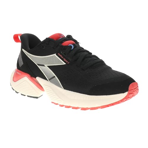 Diadora Womens Mythos Blushield Vigore 2 Running Sneakers Shoes - Black, Pink - Size 8.5 M2