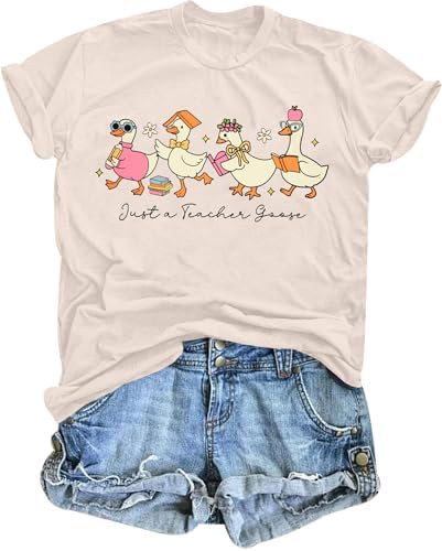 Teacher Shirts for Women in My Teacher Era Shirt Kindergarten Teacher Graphic Tee Casual Teaching Life Shirts