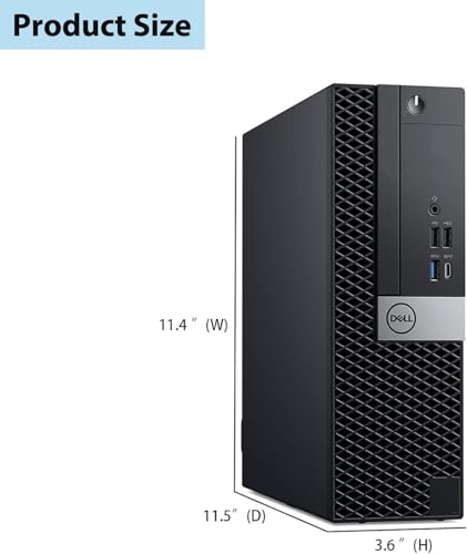 Dell Optiplex 7050 SFF Desktop Computer PC | Core i5-6500 | 8 GB DDR4 RAM | 256 GB SSD | USB WiFi + Bluetooth | Windows 11 Pro | Keyboard & Mouse(Renewed) - Image 3