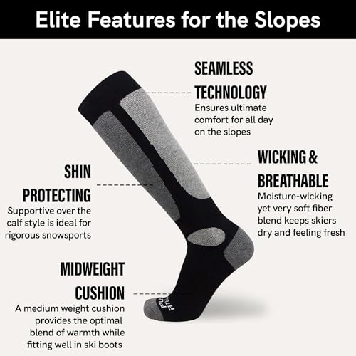 Value Ski and Snowboarding Socks - Cold Weather Socks for Skiing2