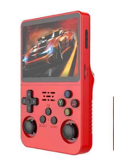 Image of POWERNRI 2026 Classic Game Box R36S Handheld Gaming Console with 10000+ Retro Games, 3.5 inch Display, Dual Joysticks, Rechargeable Battery for Kids & Adults