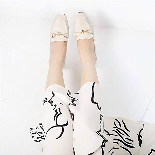 Donna Moda Scarpe con Punta Quadrata Scarpe Tacco