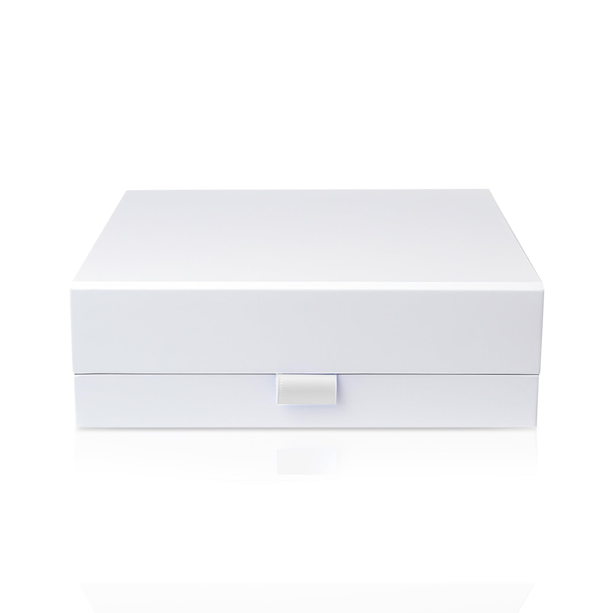 Thepaperbagstore 3 White Luxury Magnetic Gift Box - 22x17x5cm - Easy Assembly Magnetic Closure/Lid Proposal Boxes - Suitable for Weddings, Bridal Showers, and Gifts