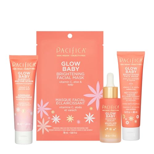 Pacifica-Beauty-Bright-Stars-for-Glowing-Skin-Glow-Baby-Vitamin-C-Trial-Skin-Care-Kit-Face-Mask-Cleanser-Face-Wash-Face-Scrub-Holiday-Skincare-Kit-Stocking-Stuffer-Travel-Size-Vegan