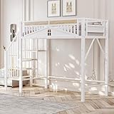 lit mezzanine 2 places metal noir Conception multifonctionnelle : l'espace ouvert sous ce lit mezzanine offre des dimensions généreuses, permettant une configuration flexible en tant qu'espace d'étude, espace de travail, zone de jeu ou solution de rangement.Cette conception adaptable maximise l'efficacité spatiale dans les pièces compactes ou polyvalentes,offrant une fonctionnalité polyvalente à partir d'un seul meuble.