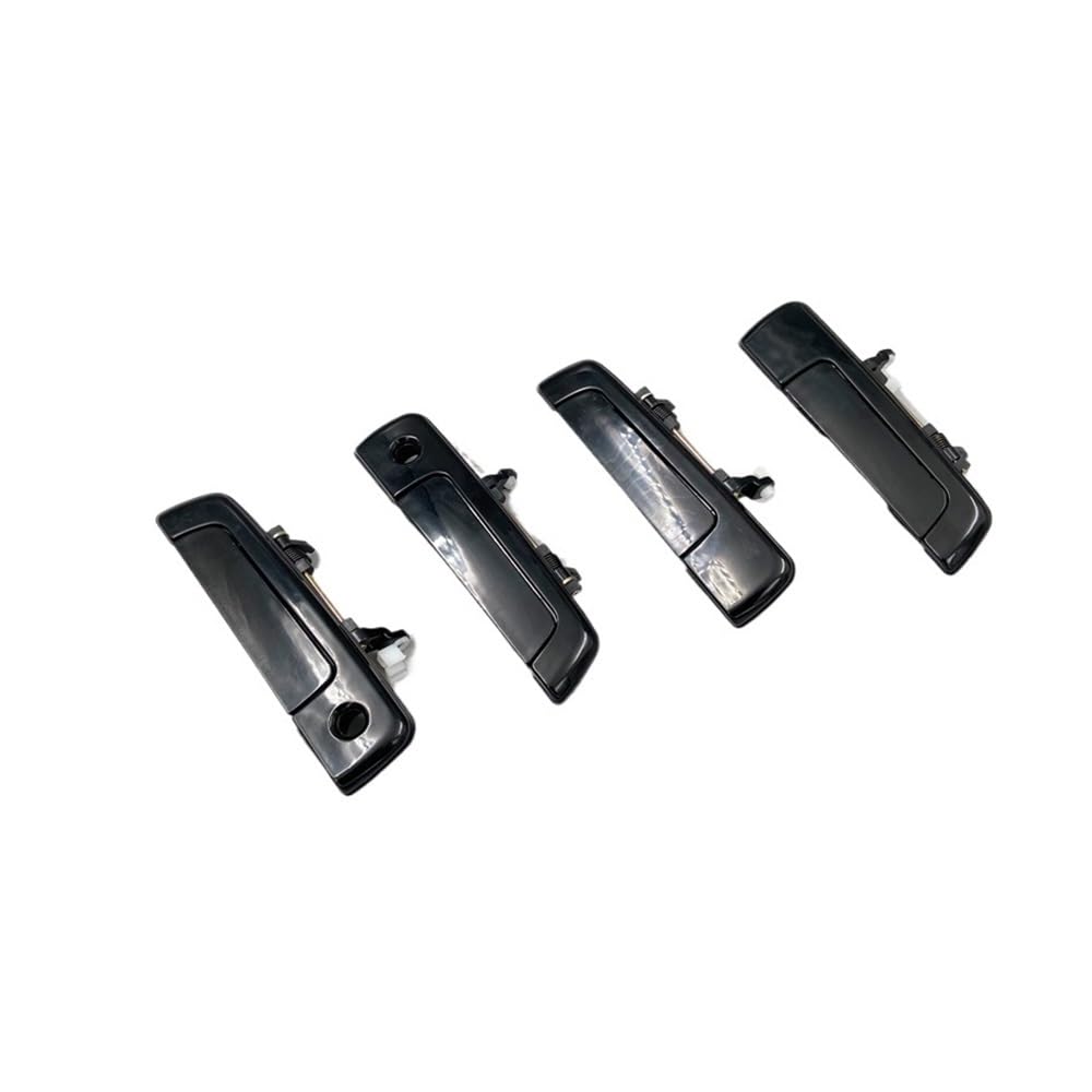 Bikkjbk 1 Lot Car Vehicle Door Handle Black Front Door And Rear Outer Handle For Lancer For Galant 1994-2004 For Hafei For Simbo