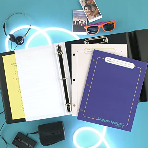 image for Mead Trapper Keeper Binder, Retro Design, 1 Inch Binder with Folders a