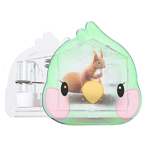 viagem para pássaros | Saco papagaio viagem transparente,Mochila transporte pássaros bonita e ventil