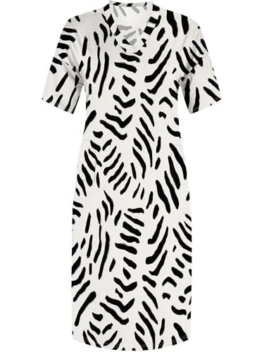 Image of PinkPatty Women's Plus Size Short Sleeve Maxi Dress Casual Loose V Neck Long Dress with Pockets | Boho floral wrap maxi dress with belt for vacations, weddings, parties, church, dinners, and everyday elegant wear