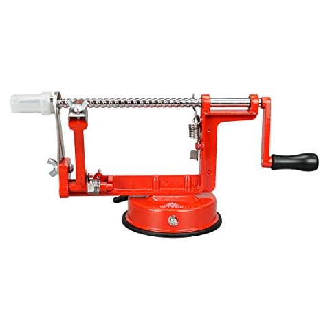 ARSUK Apple Peeler - Potato and Vegetable Peelers for Kitchen, Fruit Peeling Machine, Stainless Steel Corer Cutter Slicer Spiral Peel Tool - Easy to Use Cover