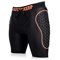 CATCH & KEEP Torwart Unterziehhose kurz gepolstert 2.0 - Fußball Protector-Torwarthose - Sporthose mit Kompressionsfunktion und atmungsaktivem Material (as3, Alpha, l, Regular, Regular)