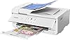 Canon PIXMA TS9521C All-in-One Wireless Crafting Photo Inkjet Printer, White - Print Scan Copy - 4.3" Touchscreen, 15 ipm, 4800 x 1200 dpi, Auto 2-Sided Printing, Bluetooth, SD Card Slot #3