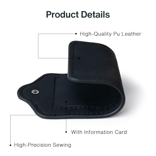 Luggage Labels Premium Travel Suitcase Tags for Baggage Easy to Write Waterproof with Name ID Card for Man Women (Black)3