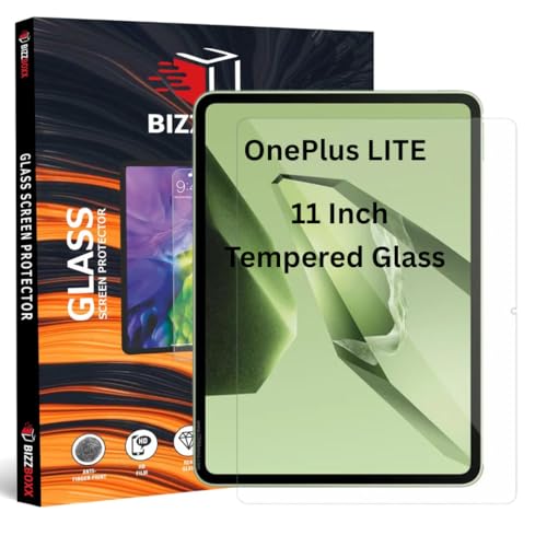 Image of Tempered Glass Full Screen Protector For OnePlus Pad Lite 11 Anti-Scratch & Smudge Proof (Transparent) (Pack Of 1)