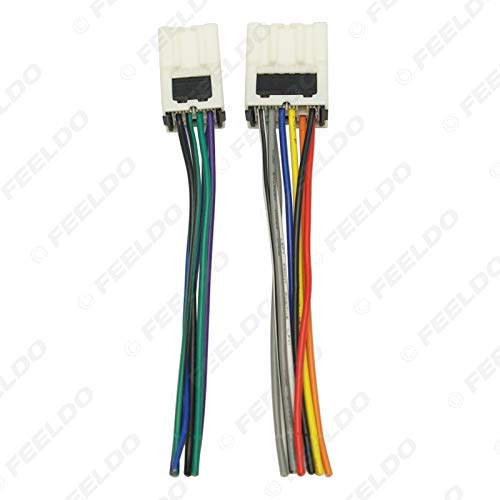 5Pair Car Radio for Audio Power Wiring Harness Adapter Plug for Old for Nissan Micra Patrol Skyline Sunny Primera #FD-2955