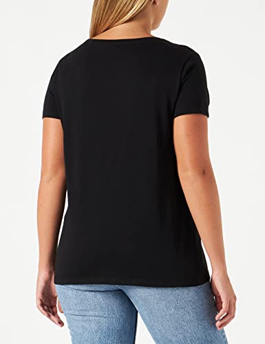 Lobcede.be Wodsnwhts008 T-Shirt, Noir, M Donna