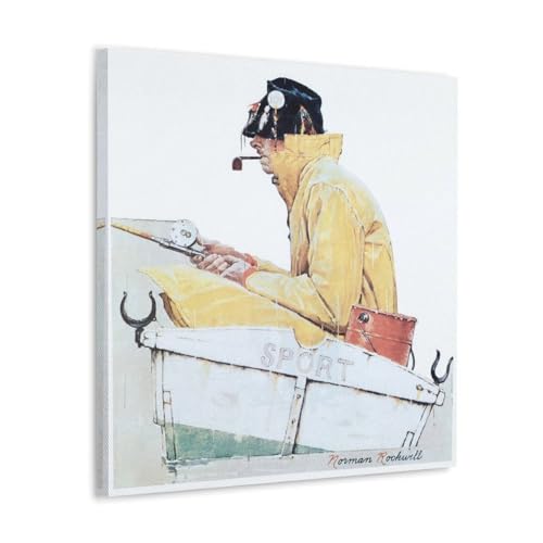 Toile Norman Rockwell 50x50 cm : Impression d'art premium