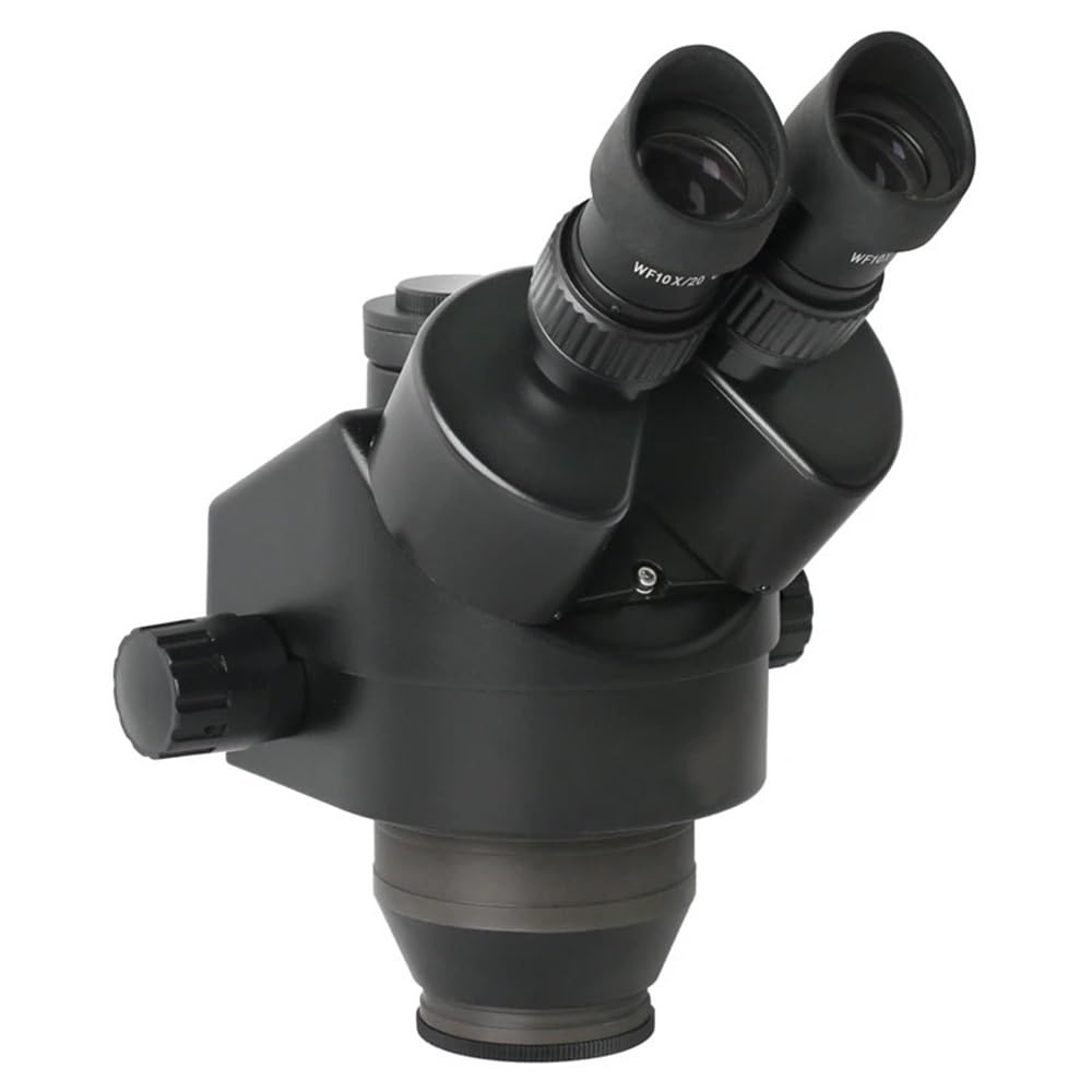 Microscopio con Soporte de Brazo articulado 3,5X 90X 180X Estéreo trinocular parfocal de Enfoque simultáneo con cámara microscópica 55MP 4K