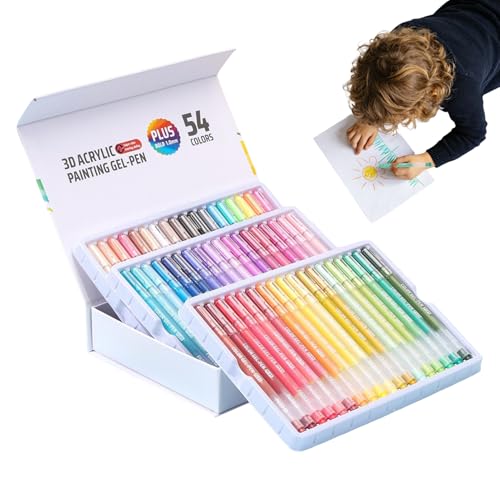 Stylos peinture acrylique 1.0mm rétractables pour dessin et sketch