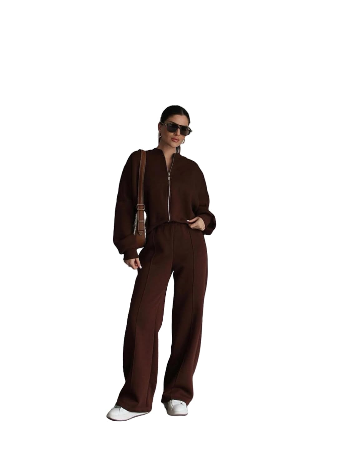 Traje informal para otoño e invierno, chaqueta y pantalón de manga larga para mujer, traje de dos piezas