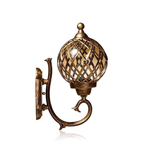 Lumière murale extérieure étanche en aluminium luminaire E27 pour cour et couloir