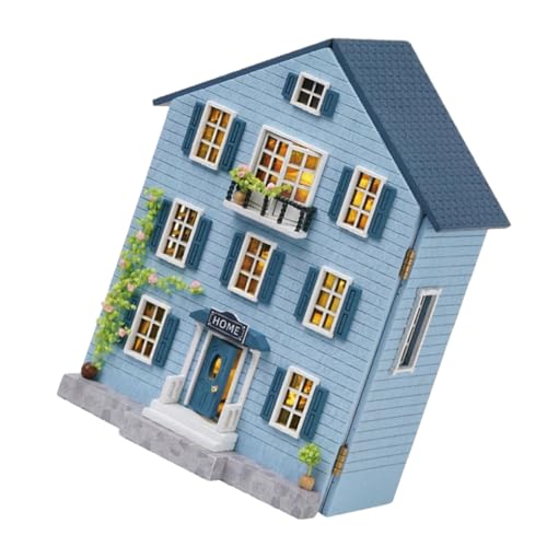Maison miniature bois pour une décoration de Noël magique et créative