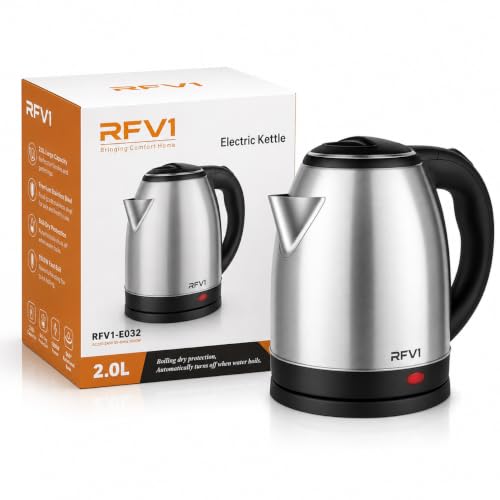 Image of 3-Piece Kitchen Combo Set | 2 Litre Stainless Steel Electric Kettle with Automatic Shut-Off & 360 Swivel Base | 2 x 350 ml Glass Bowls with Airtight Lids BEST FOR DIWALIGIFTING