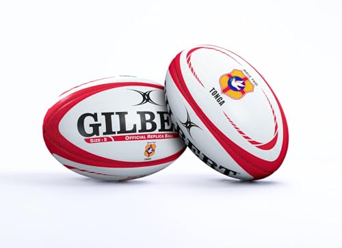 Gilbert Balon Rugby Replica Oficial Tonga, Talla 5