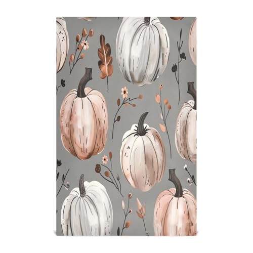 STAYTOP Cute Pumpkins Kitchen Dish Towel Set,1Pcs Drying Kitchen Towels Tea Towels Gift Set for Drying Cleaning Cooking Baking