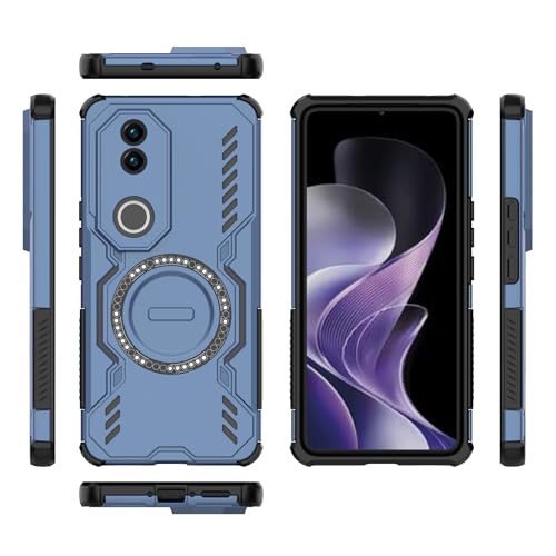 �w��h�~�X�}�z�J�o�[ Vivo V50 5G(�C�O��)�Ή� �t���{�f�B���ϏՌ��n�[�h���^�\���b�h�T�|�[�g���C�����X�[�d�P�[�X �����R�[�i�[�ی�(Blue)