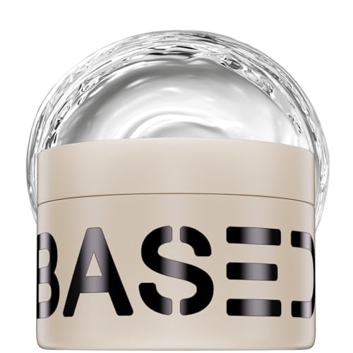 BASED Curl Gel - Maximum Hold & Definition Without Flakes - Scrunches Out Soft with Irish Sea Moss & Flaxseed - Non-Toxic, Paraben Free Formula for All Curl Types (6.8 fl oz, Pack of 1)