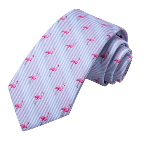 Image of Hi-Tie Men Ties Sets Silk Stripe Paisley Necktie Pocket Square Cufflinks for Business Wedding