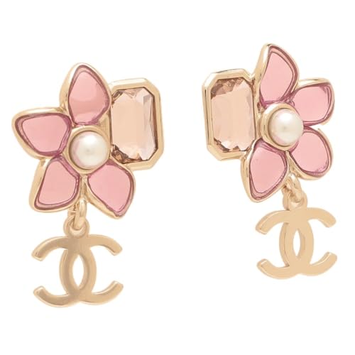 [シャネル]ピアス クルーズコレクション フラワーモチーフ 花 CCマーク ココマーク ピンク ゴールド レディース CHANEL ABG809 B22978 U6081 [並行輸入品]