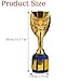 SUNIFA Jules Rimet Cup Soccer Trophies Replica Football World Champions Trophy Championship Award Cup Collection Souvenirs Home Office Club Deco Ornaments Birthday Gifts for Fans