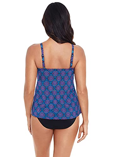 Miraclesuit Women's Swimwear Allura Underwire Foam Cup Adjustable Strap Tankini Bathing Suit TopBathing Suit Top3