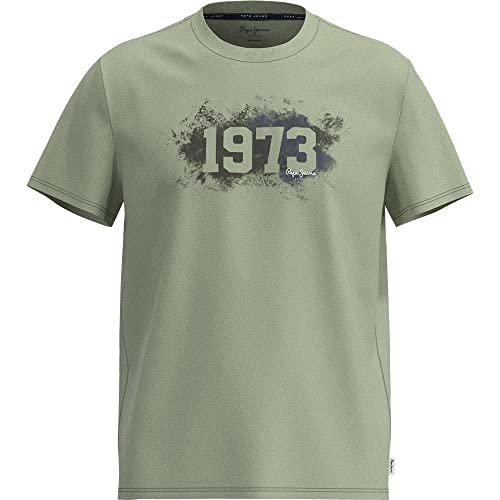 Pepe Jeans Herren Ovingdean T-Shirt, Green (Coriander), L