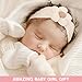 lucdnc 6 Pcs Baby Girls' Headbands Gifts for Newborn Infant Toddler Handmade Soft Comfortable Elasticity Nylon Baby Flower Hairbands Essentials Accessories