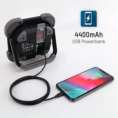 Lampe de chantier rechargeable ANSMANN projecteur LED dimable
