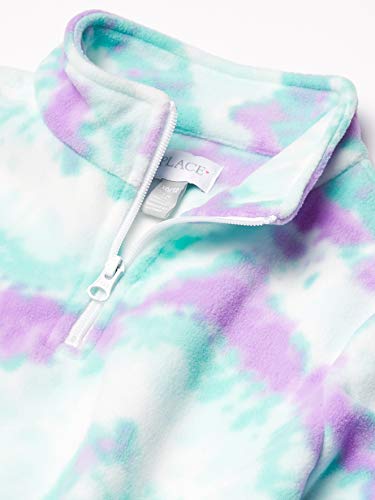 The Children's Place Girls' Print Glacier Fleece Half Zip Pullover2