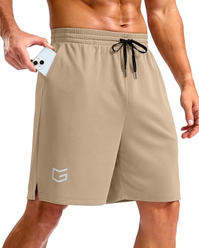 Image of G Gradual Men's Athletic Workout Shorts with Pockets 5 inch /7 inch /9 inch Lightweight Quick Dry Gym Basketball Running Shorts for Men