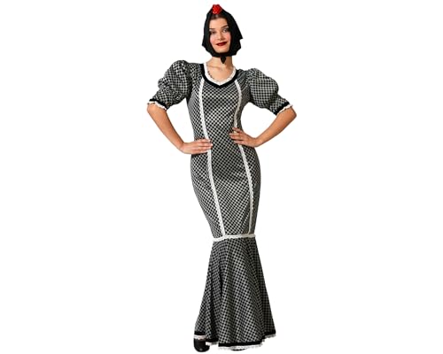 Atosa disfraz madrileña chulapa negro mujer adulto XL