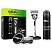 Produktbild Gillette Labs Set Weißer Rasierer mit Reinigungs-Element + Rasiergel 198 ml + Feuchtigkeitscreme 100 ml, Geschenk Männer