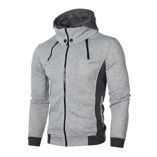 Sweat à capuche zippé confort veste décontractée homme haut de gamme