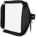 Fotodiox 24x24in Foldable Softbox Compatible with Balcar Mount Flash Units