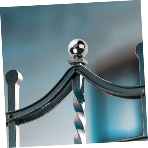 Remates de acero inoxidable 304 para pasamanos con tapas decorativas Kisangel 5