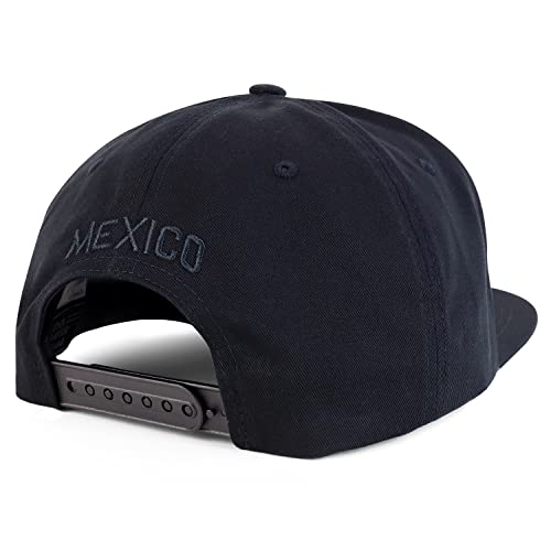Image of Hecho En Mexico Eagle 3D Embroidered Flat Bill Snapback Cap