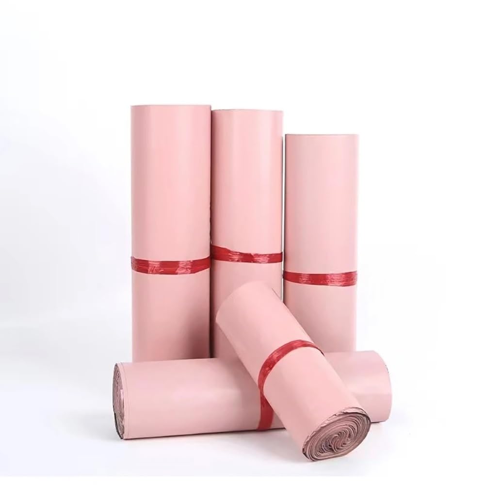 50 Pezzi Busta for Spedizione Busta in Plastica Rosa for Imballaggio Espresso Busta for Spedizione Impermeabile for Indumenti Ispessita Busta for Spedizione(38X52cm)